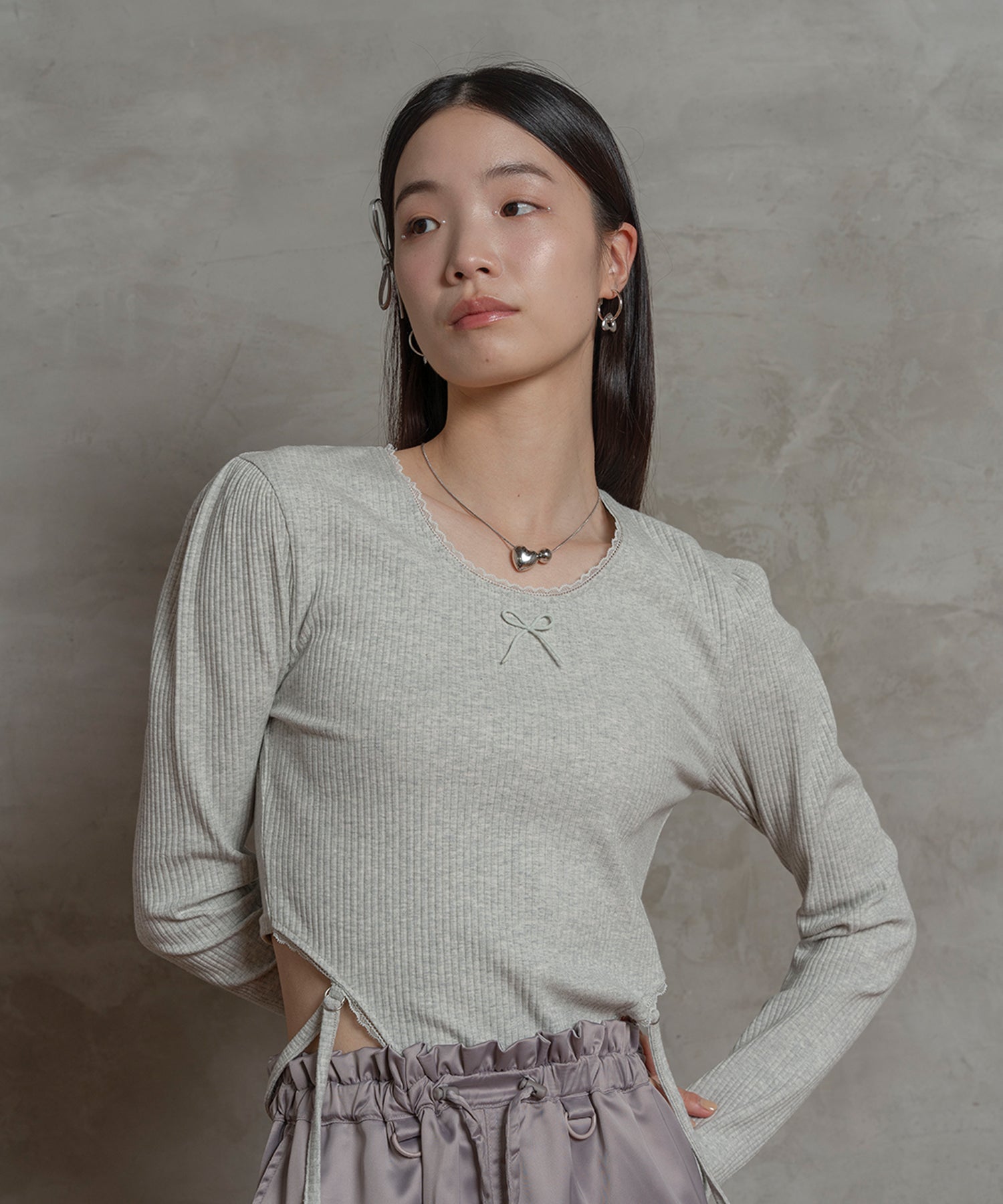 アットラスト　白 長袖カットソー 楽天市場】Vネックカットソー ｜ カットソー Tシャツ ロンT 白T